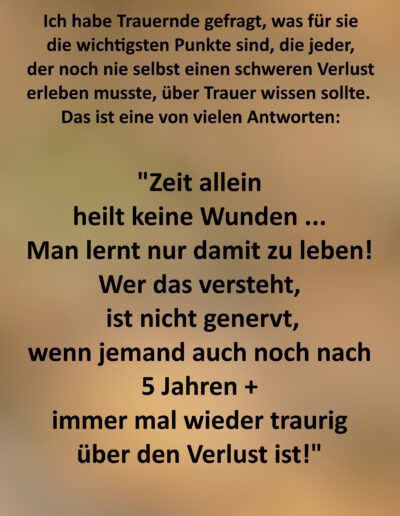 Was jeder über Trauer wissen sollte