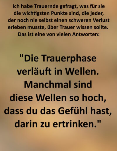 Was jeder über Trauer wissen sollte